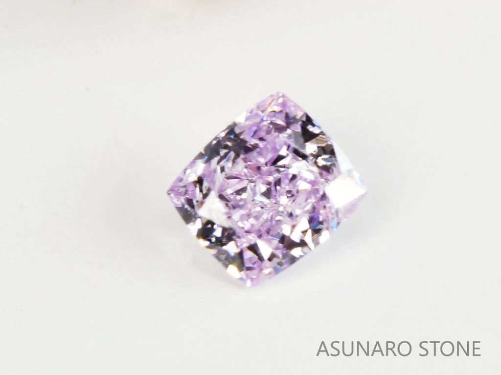 ピンクダイヤモンド　Very Light Pink　I1　クッションカット　0.062ct　【231115-1884】