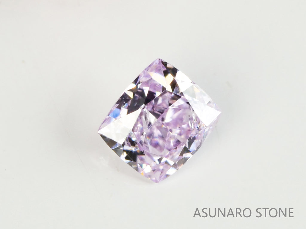 ピンクダイヤモンド　Very Light Pink　I1　クッションカット　0.062ct　【231115-1884】