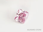 ピンクダイヤモンド　Fancy Purplish Pink　I1　クッションカット　0.045ct　【231115-1892】