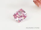 ピンクダイヤモンド　Fancy Purplish Pink　I1　クッションカット　0.045ct　【231115-1892】