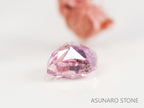 ピンクダイヤモンド　Fancy Purplish Pink　I1　クッションカット　0.045ct　【231115-1892】