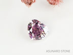 ピンクダイヤモンド　Fancy Purple Pink　SI1　マロンカット　0.095ct　【231115-1897】