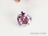 ピンクダイヤモンド　Fancy Purple Pink　SI1　マロンカット　0.095ct　【231115-1897】