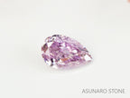 ピンクダイヤモンド　Fancy Purple Pink　I1　ペアシェイプ　0.055ct　【231115-1894】