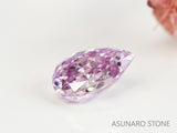 ピンクダイヤモンド　Fancy Purple Pink　SI1　ペアシェイプ　0.042ct　【231115-1895】