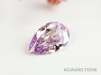 ピンクダイヤモンド　Fancy Purple Pink　I1　ペアシェイプ　0.105ct　【231115-1896】