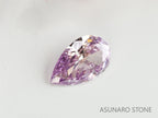 ピンクダイヤモンド　Fancy Purple Pink　I1　ペアシェイプ　0.105ct　【231115-1896】