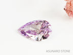 ピンクダイヤモンド　Fancy Purple Pink　I1　ペアシェイプ　0.105ct　【231115-1896】