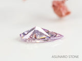 ピンクダイヤモンド　Fancy Purple Pink　I1　ペアシェイプ　0.105ct　【231115-1896】