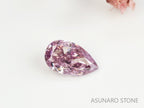 ピンクダイヤモンド　Fancy Purple Pink　I1　ペアシェイプ　0.093ct　【231115-1898】