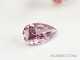 ピンクダイヤモンド　Fancy Purple Pink　I1　ペアシェイプ　0.093ct　【231115-1898】