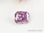 ピンクダイヤモンド　Fancy Purple Pink　I1　ラディアントカット　0.059ct　【231115-1899】