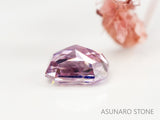 ピンクダイヤモンド　Fancy Purple Pink　I1　ラディアントカット　0.059ct　【231115-1899】