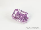 ピンクダイヤモンド　Fancy Purple Pink　I1　ラディアントカット　0.057ct【231115-1900】