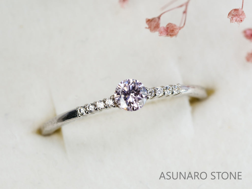 ピンクダイヤモンド　Very Light Pink　I1　ラウンドカット　0.188ct　【231115-1881】