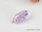 ピンクダイヤモンド　Fancy Light Purple Pink　SI2　マーキスカット　0.058ct　【231115-1906】