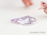 ピンクダイヤモンド　Fancy Light Purple Pink　SI2　ペアシェイプ　0.063ct　ソ付【231115-1905】