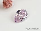 ピンクダイヤモンド　Fancy Light Purple Pink　SI2　ペアシェイプ　0.055ct　【231115-1908】