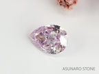 ピンクダイヤモンド　Fancy Light Purple Pink　SI2　ペアシェイプ　0.055ct　【231115-1908】
