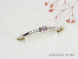 ピンクダイヤモンド　Fancy Light Purple Pink　SI2　ペアシェイプ　0.055ct　【231115-1908】