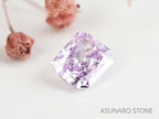 ピンクダイヤモンド　Fancy Light Purple Pink　I1　ラディアントカット　0.177ct　【231115-1909】