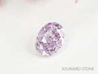 ピンクダイヤモンド　Fancy Light Purple Pink　I1　オーバルカット　0.094ct　【231115-1910】