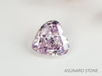 ピンクダイヤモンド　Fancy Light Purple Pink　SI2　ハートカット　0.188ct　【231115-1912】