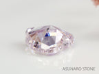 ピンクダイヤモンド　Fancy Light Purple Pink　SI2　ハートカット　0.188ct　【231115-1912】