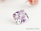 ピンクダイヤモンド　Fancy Light Purple Pink　SI2　クッションカット　0.067ct　【231115-1914】
