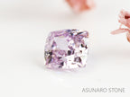 ピンクダイヤモンド　Fancy Light Purple Pink　SI2　クッションカット　0.067ct　【231115-1914】