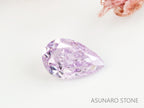 ピンクダイヤモンド　Fancy Light Purple Pink　SI2　ペアシェイプ　0.061ct　【231115-1915】