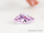 ピンクダイヤモンド　Fancy Light Purple Pink　SI2　マロンカット　0.062ct【231115-1916】