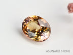 フルーティーピンクゾイサイト　オーバルカット　タンザニア産　　0.36ct【231225-1937】