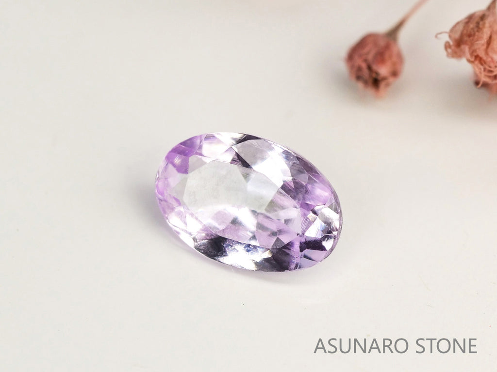 ピンクゾイサイト　オーバルカット　タンザニア産　　0.38ct【231225-1951】