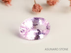 非加熱ピンクサファイア 　オーバルカット 　スリランカ産　0.47ct　日独【231121-1965】