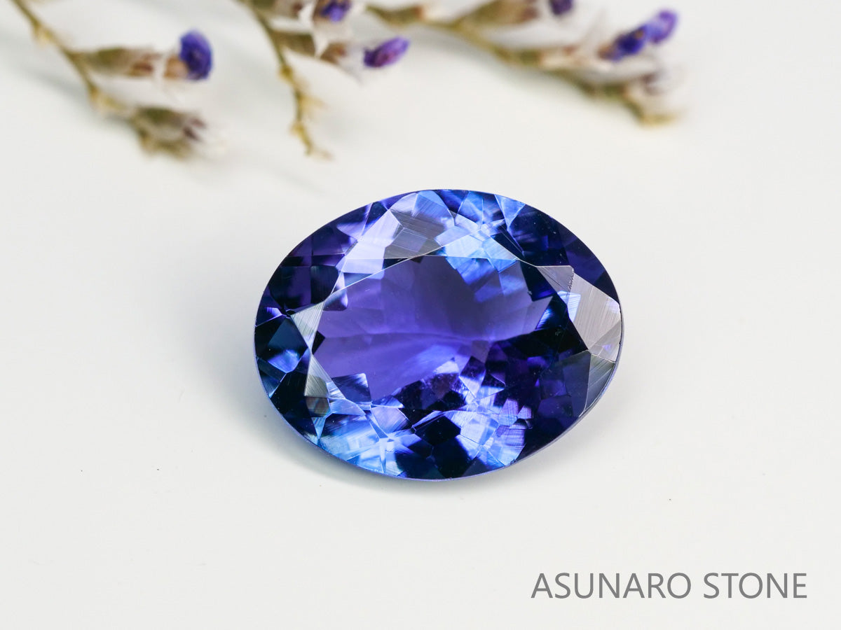 パーティーカラータンザナイト　オーバルカット　タンザニア産　　2.24ct【231130-1979】