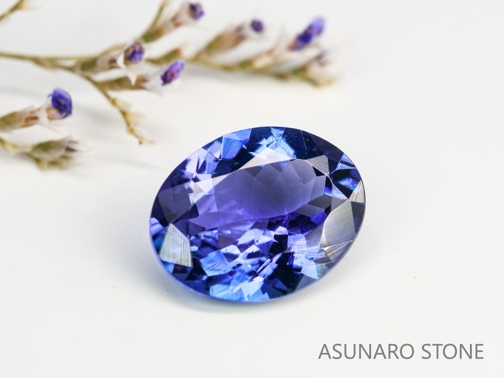 パーティーカラータンザナイト　オーバルカット　タンザニア産　　2.24ct【231130-1979】