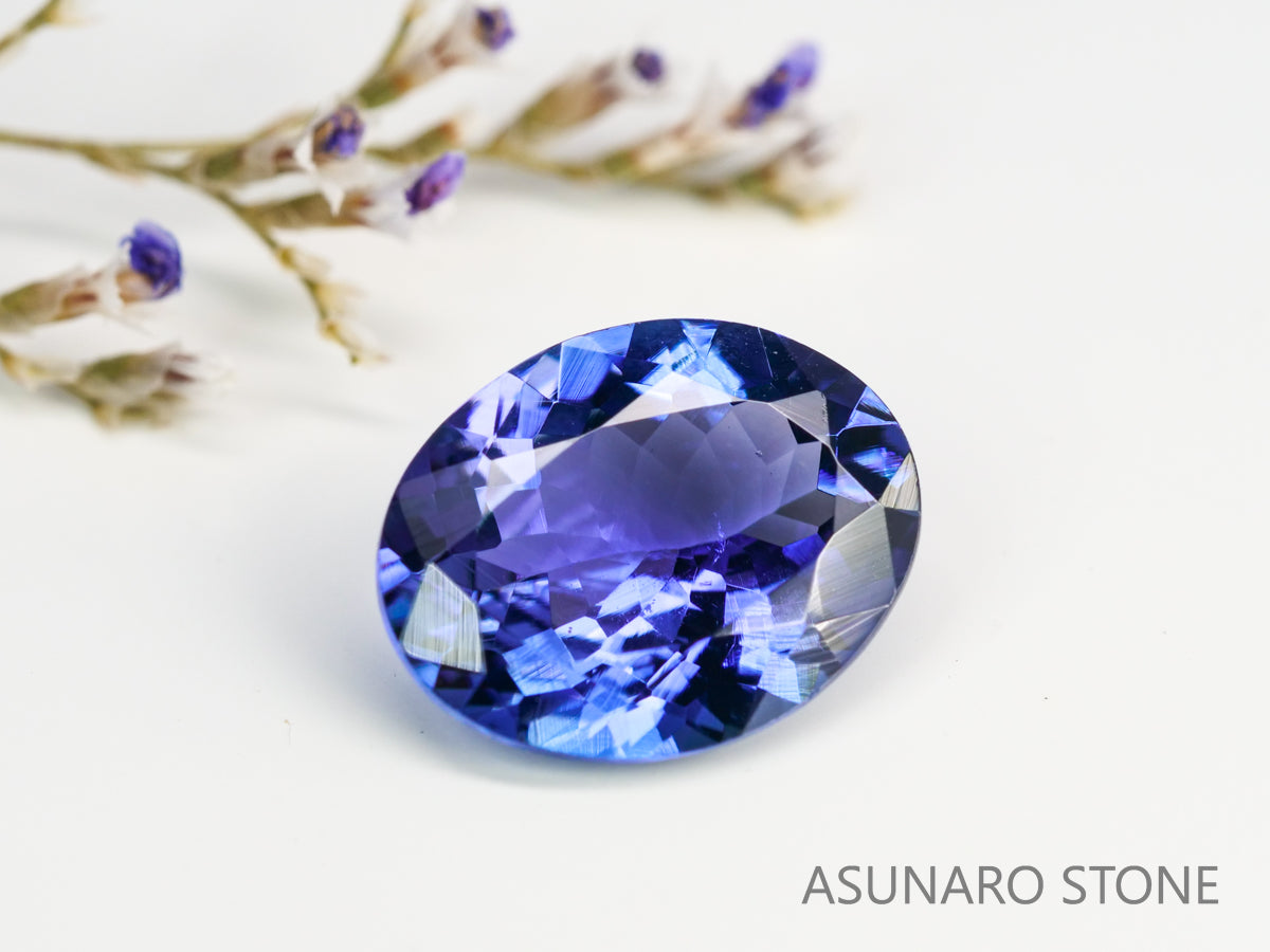 パーティーカラータンザナイト　オーバルカット　タンザニア産　　2.24ct【231130-1979】