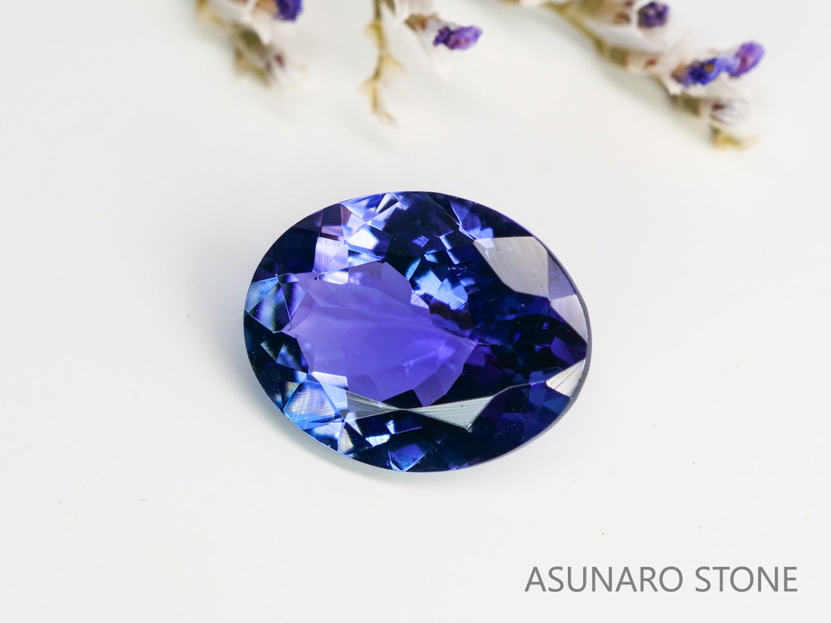 パーティーカラータンザナイト　オーバルカット　タンザニア産　　2.24ct【231130-1979】