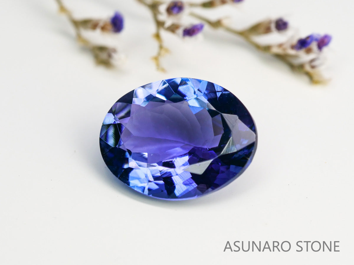パーティーカラータンザナイト　オーバルカット　タンザニア産　　2.24ct【231130-1979】