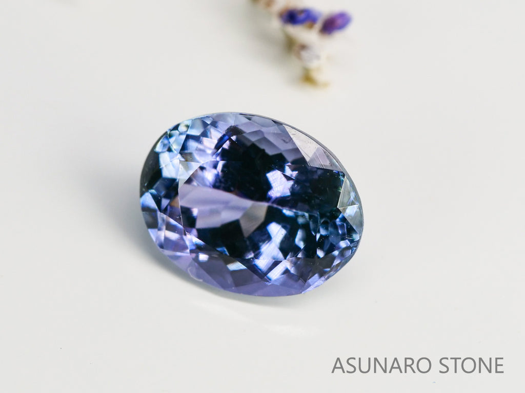 パーティーカラータンザナイト　オーバルカット　タンザニア産　　2.06ct【240205-1980】