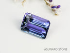 バイカラータンザナイト　エメラルドカット　タンザニア産　　1.67ct【231130-1981】