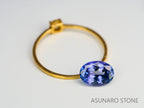 パーティーカラータンザナイト　オーバルカット　タンザニア産　　1.25ct【240115-1982】
