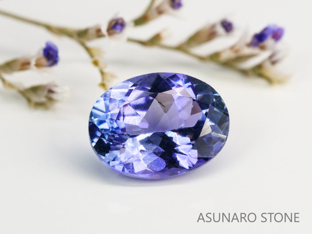 バイカラータンザナイト　オーバルカット　タンザニア産　　1.50ct【231130-1985】