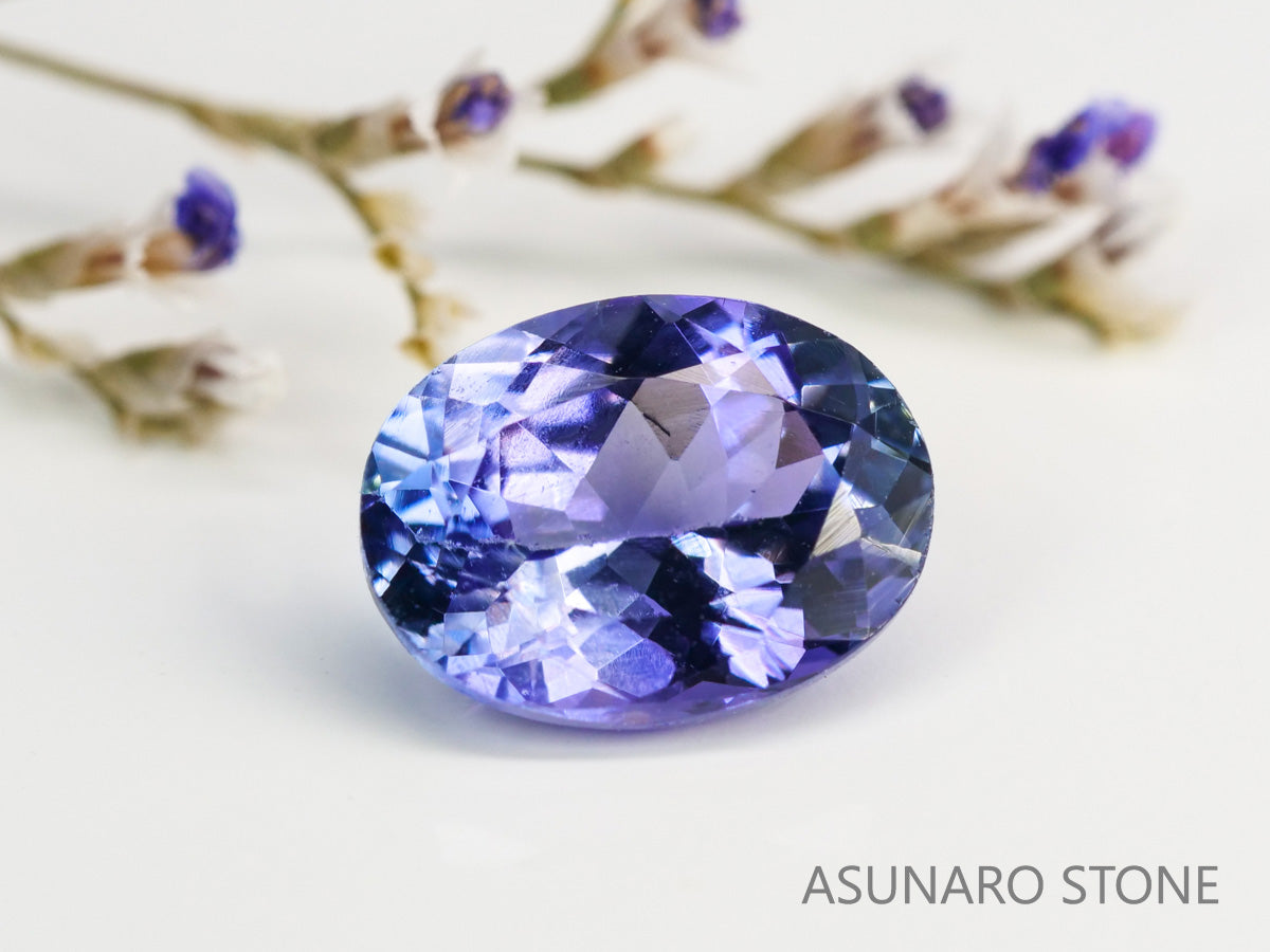 バイカラータンザナイト　オーバルカット　タンザニア産　　1.50ct【231130-1985】