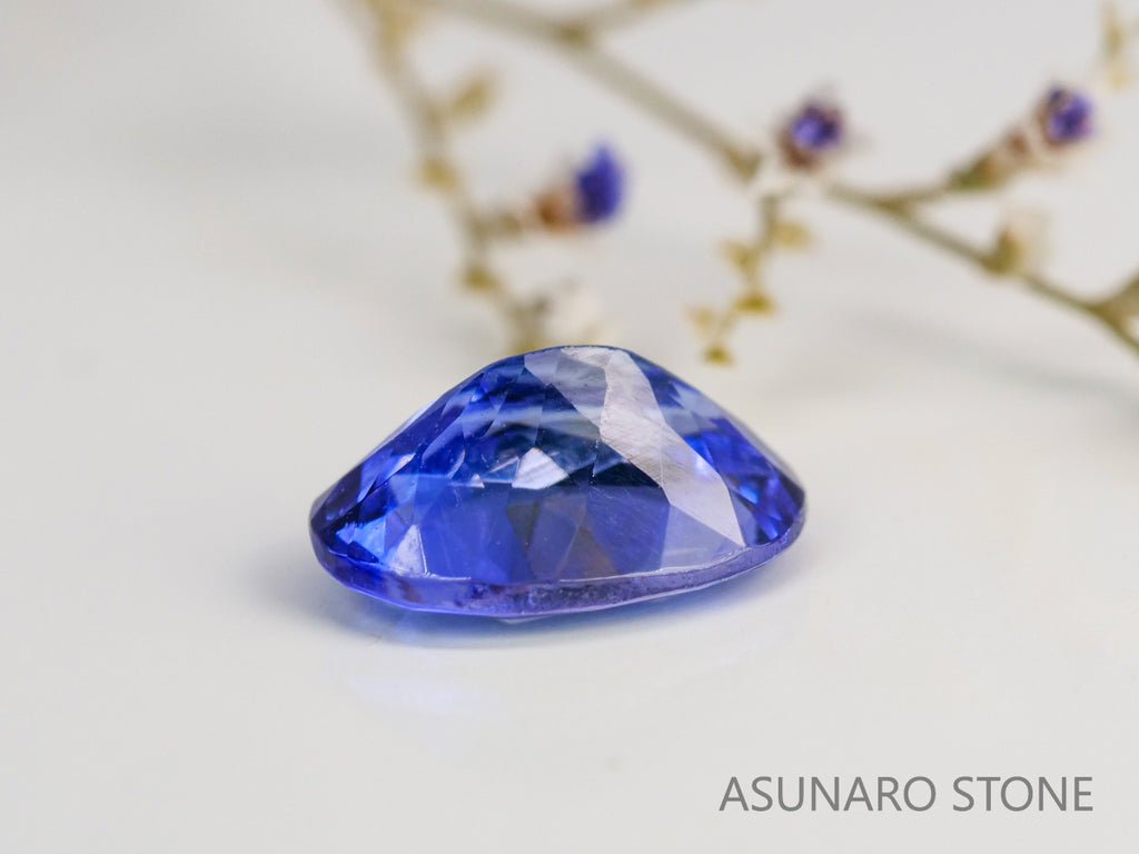 バイカラーカラータンザナイト　オーバルカット　タンザニア産　　1.24ct【240115-1987】