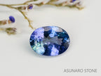 パーティーカラータンザナイト　オーバルカット　タンザニア産　　1.04ct【240115-1988】