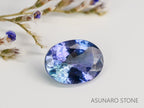 パーティーカラータンザナイト　オーバルカット　タンザニア産　　1.04ct【240115-1988】