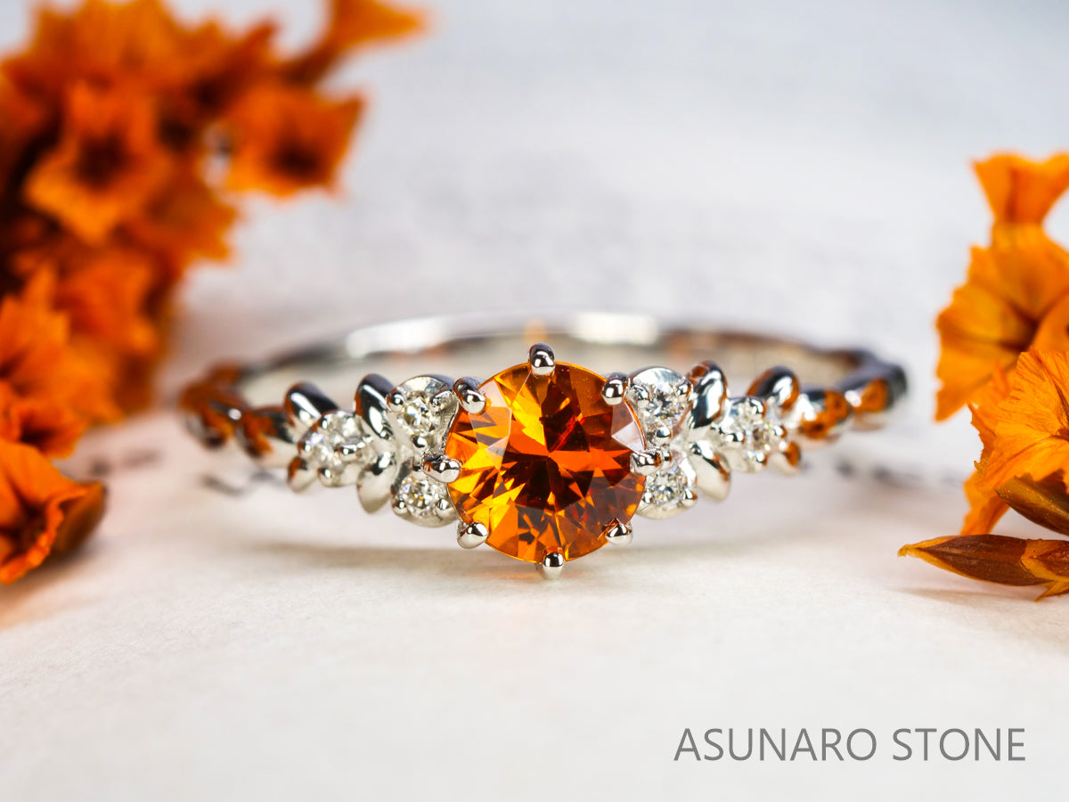 【お仕立て用】空枠番号：5455C　リング枠　【オーダージュエリー用】