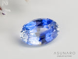 バイカラーサファイア 　オーバルカット　 スリランカ産　0.38ct【240501-1812】